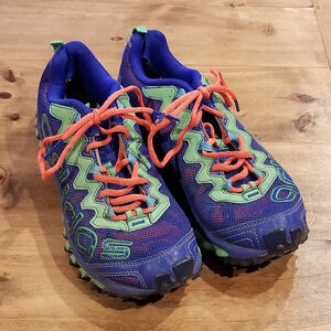 Adidas Vigor TR 3 Womens Size 8.5 Trail Running Shoes Sneakers Blue Green Pink